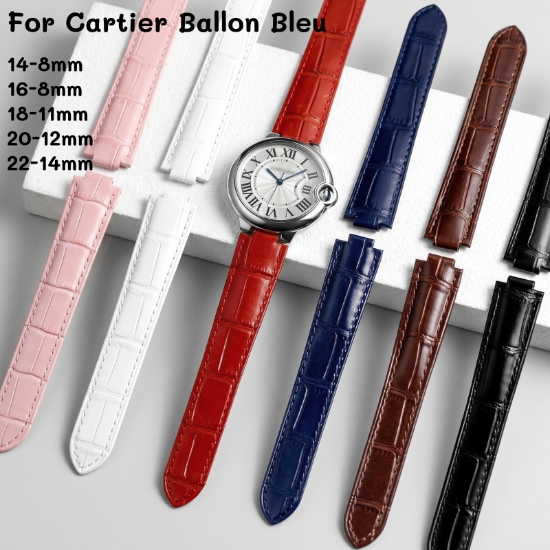 Cartier Watch Tank - Tali Jam Kulit Double Convex Lug