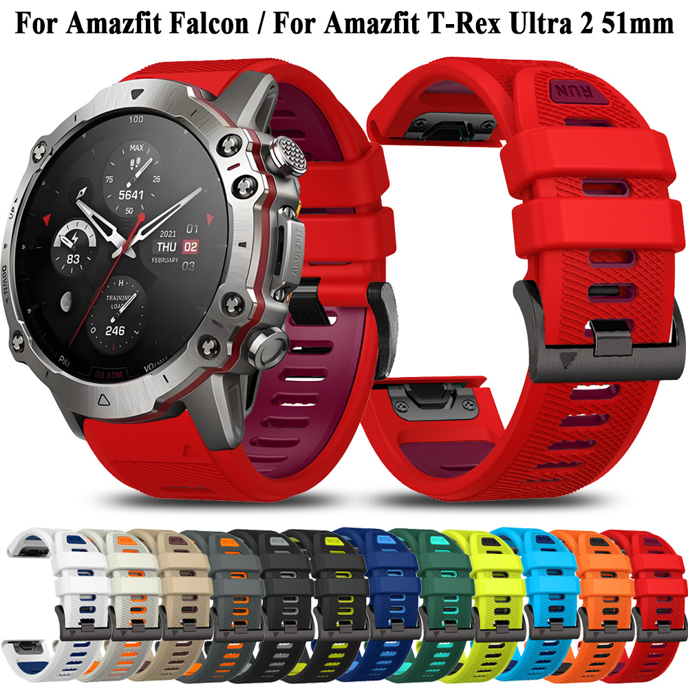 Silicone Watch Band 22Mm - Tali Jam Tangan Silikon untuk Amazfit