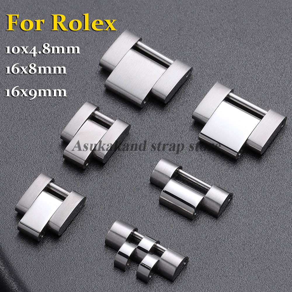 Rolex Watch Submariner - 16x8mm/16x9mm/10x4.8mm Sambungan Ekstensi Logam untuk Tali