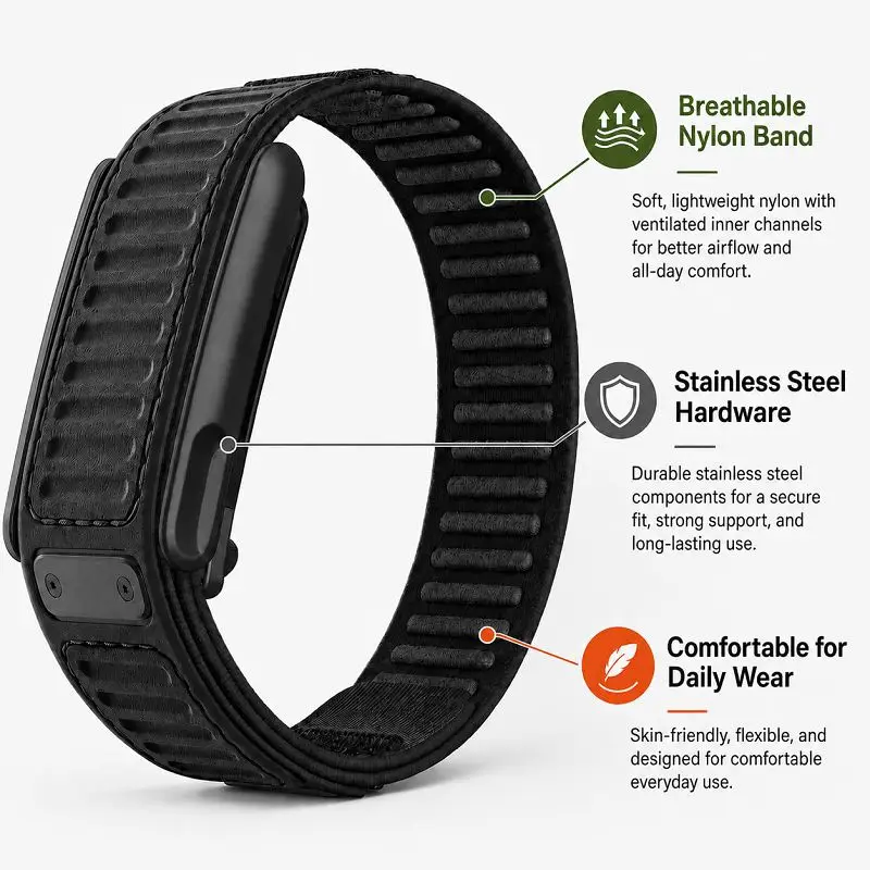 Tali Jam Tangan Nylon Silikon  - Sport Loop Velcro ulasan dan harga
