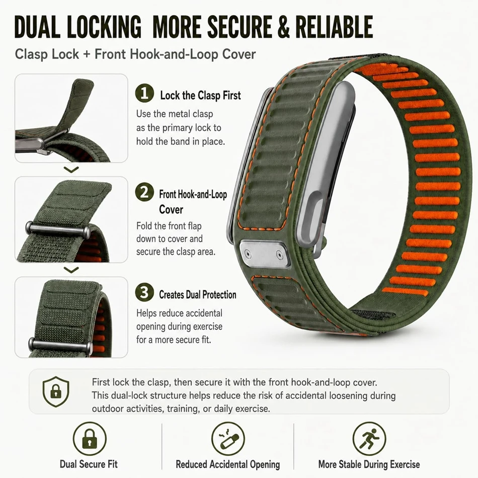 Tali Jam Tangan Nylon Silikon  - Sport Loop Velcro ulasan dan harga