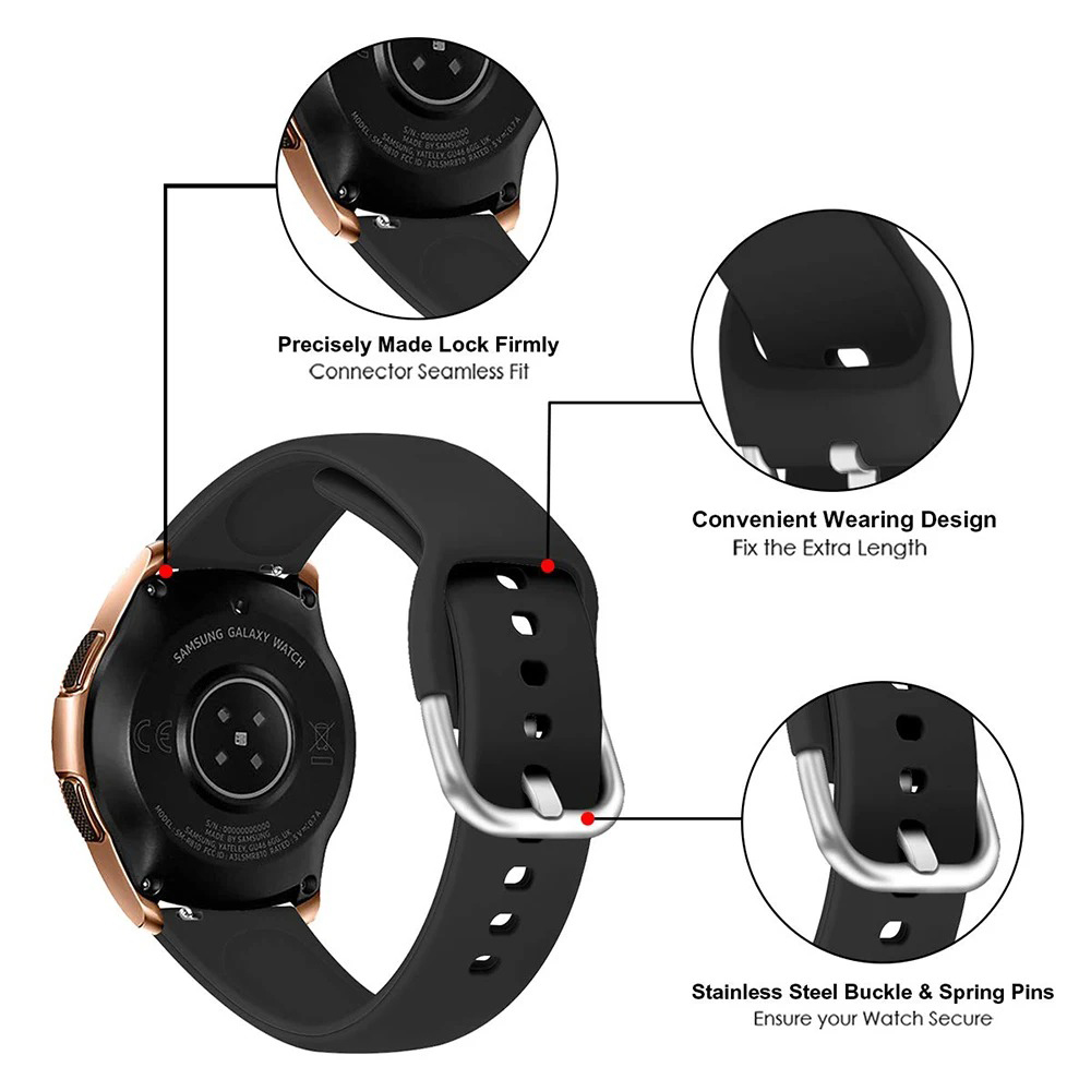 Tali Jam Tangan 22Mm untuk Xia - Silicone Watch Band 22Mm ulasan dan harga