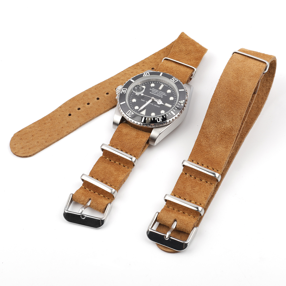 Tali Jam Tangan Olahraga Kulit - Suede Strap Watch ulasan dan harga