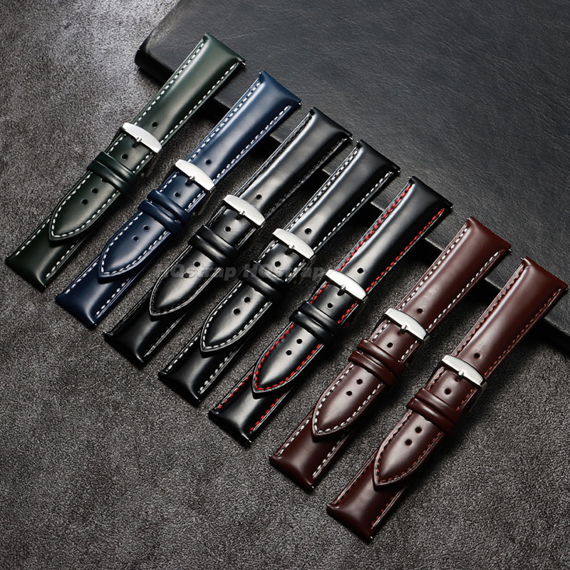 Tali Kulit Asli Mengkilap 18Mm - Leather Strap Quick Release ulasan dan harga