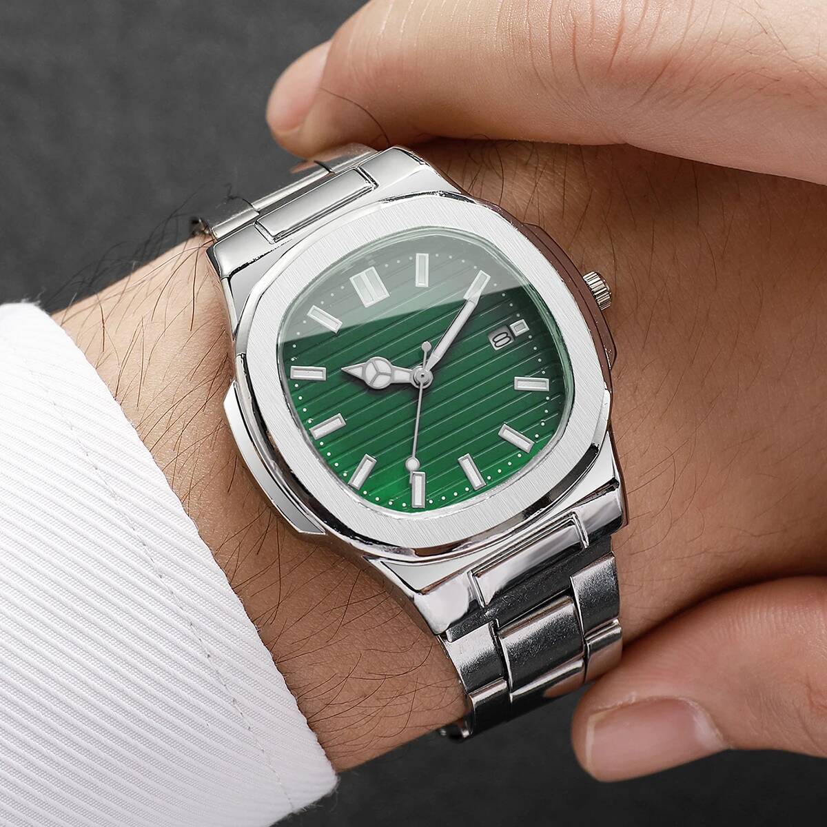 Jam Tangan Bisnis Pria Fashion - Patek Philippe Watch Nautilus ulasan dan harga